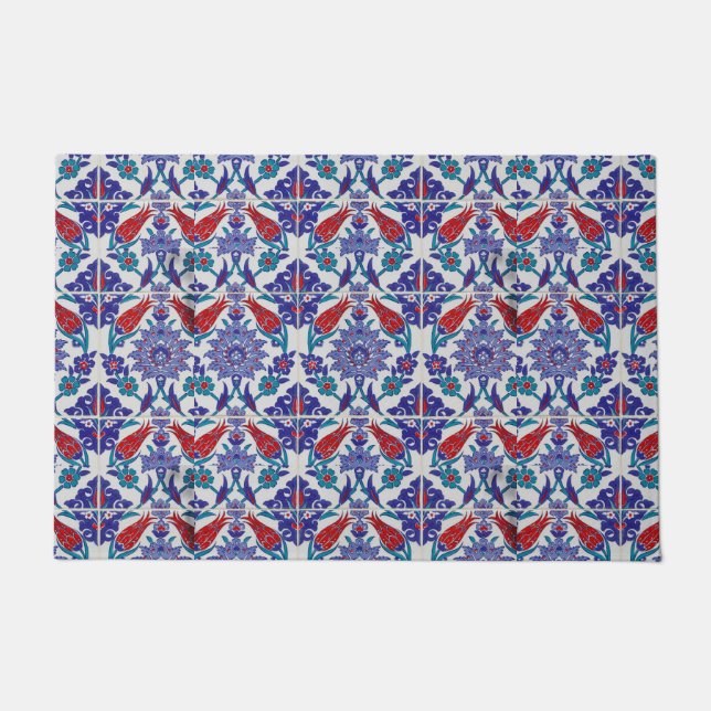 Tapete Fotografia de Tulipas e Flores Rosa (Frente)