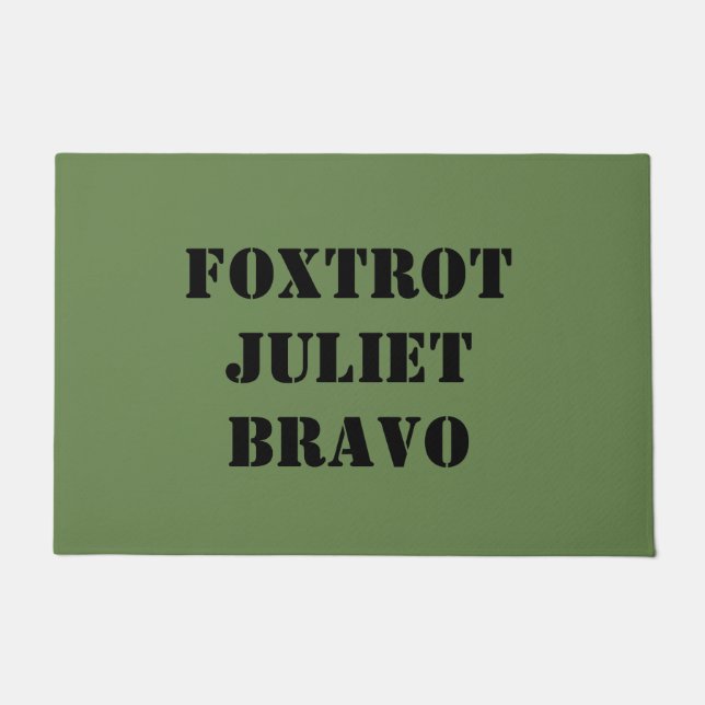 TAPETE FOXTROT JULIET BRAVO (Frente)