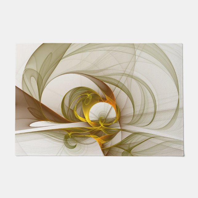 Tapete Fractal de cores metálicas do Precioso moderno (Frente)