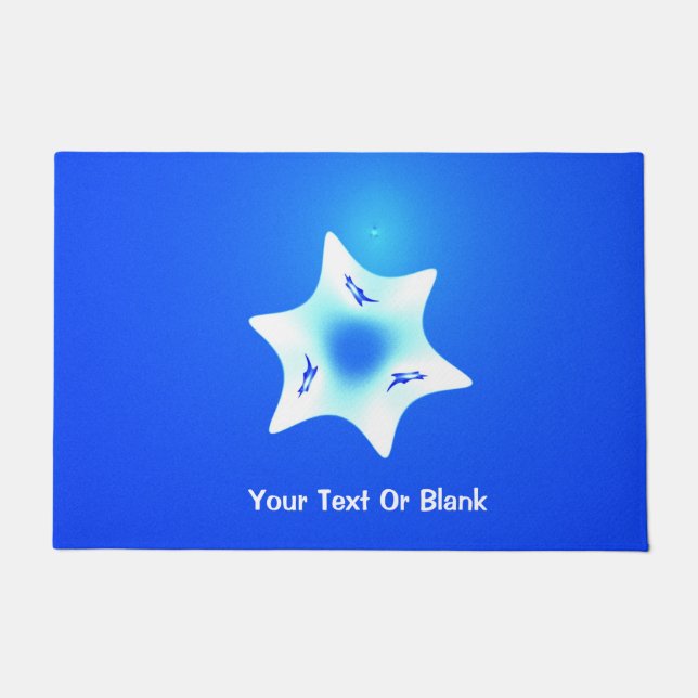 Tapete Fractal Magen Lavan (White Star) (Frente)