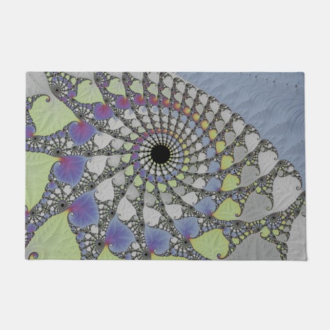 Tapete  Fractale texture feuille (Frente)