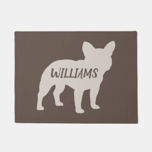 Tapete Francês Bulldog Silhouette Personalizado Francês