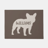 Francês Bulldog Silhouette Personalizou o Francês