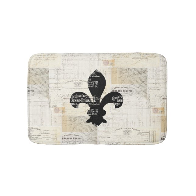 Tapete francês do banho das coisas efêmeras da (frente)