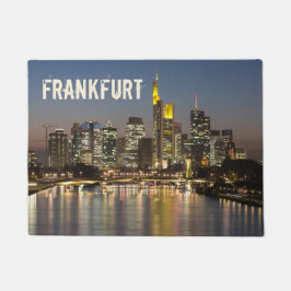 Tapete Frankfurt Skyline Alemanha Presente Vintage Souven