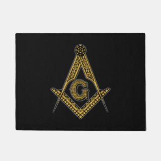 Tapete Freemason (preto & ouro)