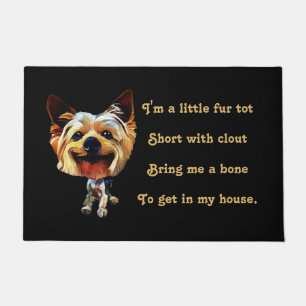 Tapete Funny Cartoon Yorkshire Terrier Doormat
