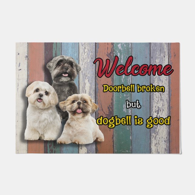 Tapete Funny dog doormat, Welcome doormat (Frente)