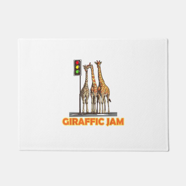 Tapete Funny Pun Giraffe Jam (Frente)