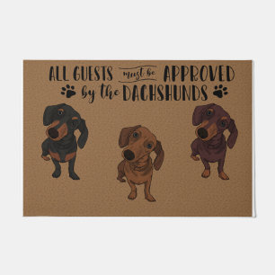Tapete Funny Sausage Dog Doormat - Dog Lover Gift 