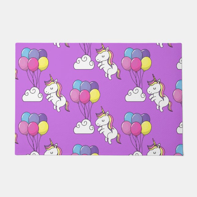 Tapete Funny Unicorn Pattern Magic Horse (Frente)