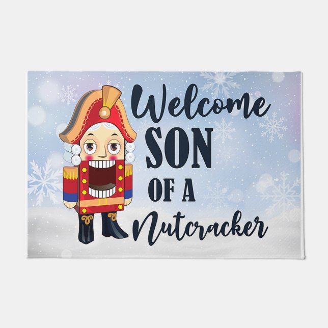 Tapete Funny Welcome Son Of A Nutcracker  (Frente)