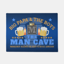 FUTEBOL e CERVEJA com MONOGRAMA na CAVE MAN