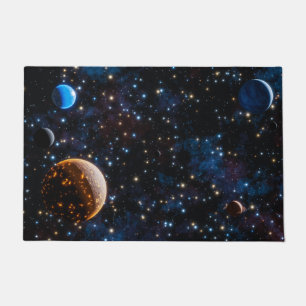 Tapete Galáxia com estrelas e planetas