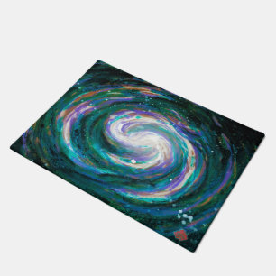 Tapete Galáxia pintada à mão
