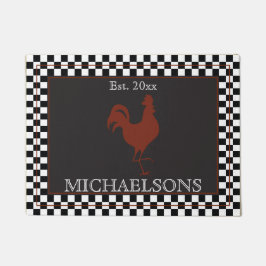 Tapete Galo Russo com Preto | Nome dos controlos brancos