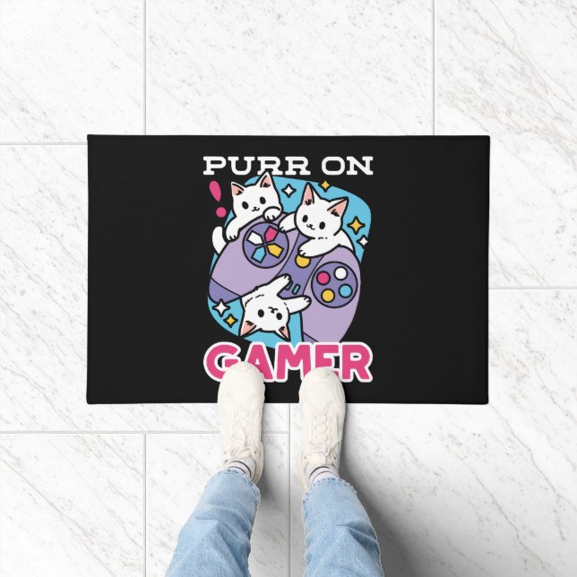 Tapete Gamer Design - Purr On Gamer Joystick Art (Interior)