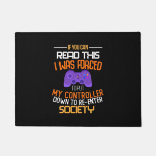 Tapete Gamer Gift O Jogador Foi Forçado A Entrar Na So