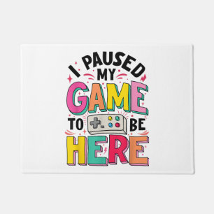 Tapete Gamer Girl I Pausa Meu Jogo Para Estar Aqui Vídeo