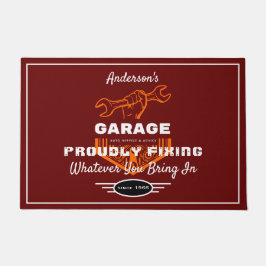 Tapete Garagem Qualquer Nome Orgulhosamente Fixando Engra