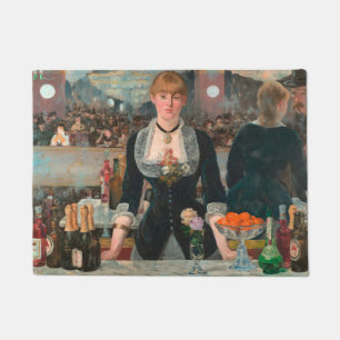 Tapete Garçom Mal-humorado Parisiense Manet Um Bar no Fol