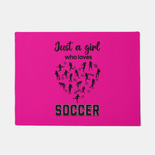 Tapete Garotas da Silhout jogando futebol