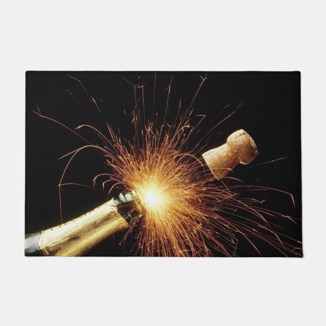 Tapete garrafa de champanhe (Frente)