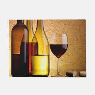 Tapete Garrafas do vinho, do vidro e das cortiça