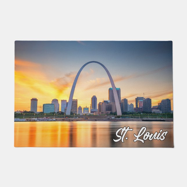 Tapete Gateway Arch, Rua Louis, Missouri, EUA (Frente)