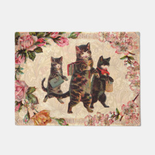 Tapete Gatinhos Antiquados Bonito de Cat Vintage