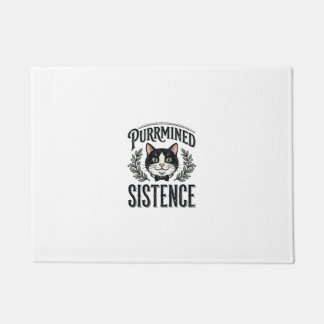 Tapete Gato Engraçado Purrminou Existência Gráfico Vintag