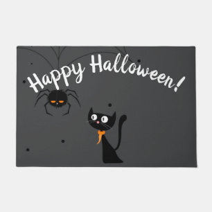 Tapete Gato Negro e Halloween de Aranha 