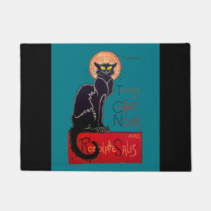 Tapete Gato preto Noir do bate-papo de Nouveau da arte