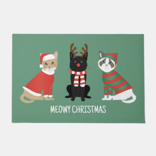 Tapete Gatos de Natal