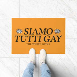 Tapete Gay Siamo Tutti - O Lotus Branco