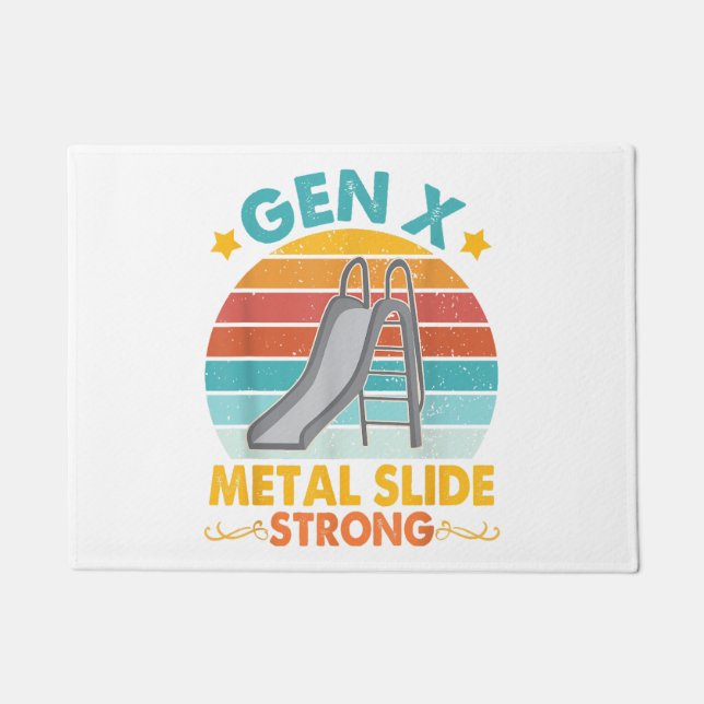 Tapete Gen Funny X Generation Sarcasm Gen X Metal Slide A (Frente)