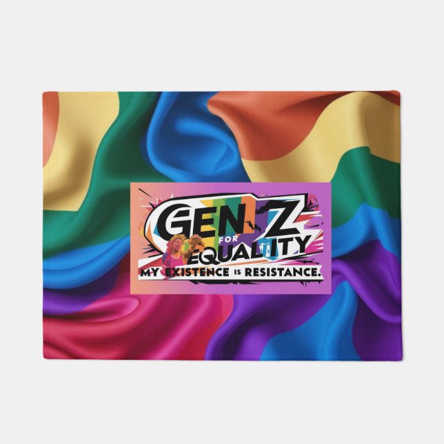 Tapete Gen Z para Igualdade - Minha Existência é Resistên (Frente)