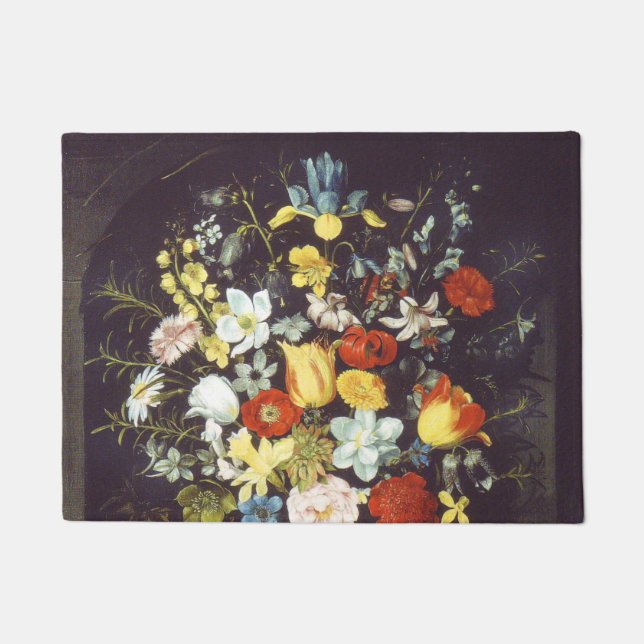 Tapete Georg Flegel Grande pedaço de flores (em nicho) (Frente)