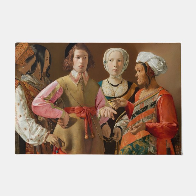 Tapete Georges de la Tour - O Teller da Fortuna (Frente)