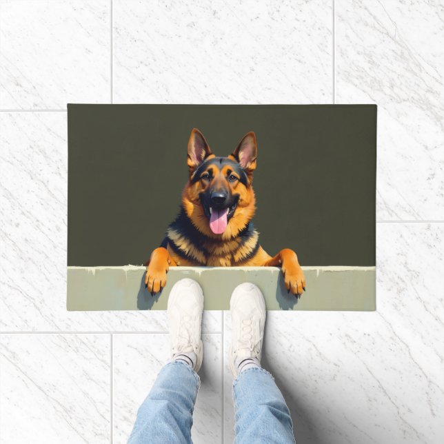 Tapete German Shepherd Doormat Art (Interior)