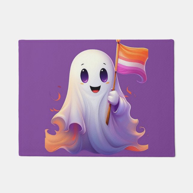 Tapete Ghost whit lesbian flag (Frente)