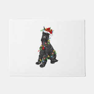 Tapete Giant Schnauzer Lover Xmas Papais noeis Giant Schn