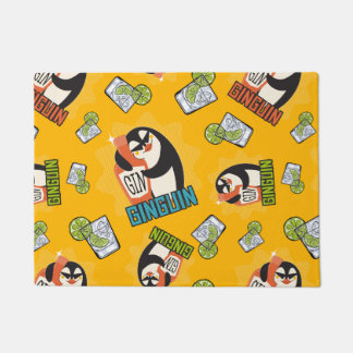 Tapete Gin de padrões, presente de pinguins para fãs de g