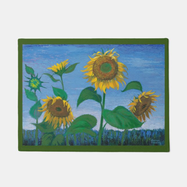 Tapete Girassóis da noite (Frente)