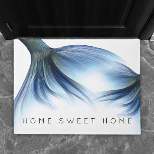 Tapete Glam Mermaid Scales Turquesa Blue Sweet Home