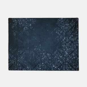 Tapete Glimmering Marinho Grunge   Azul escuro Luxury Dam
