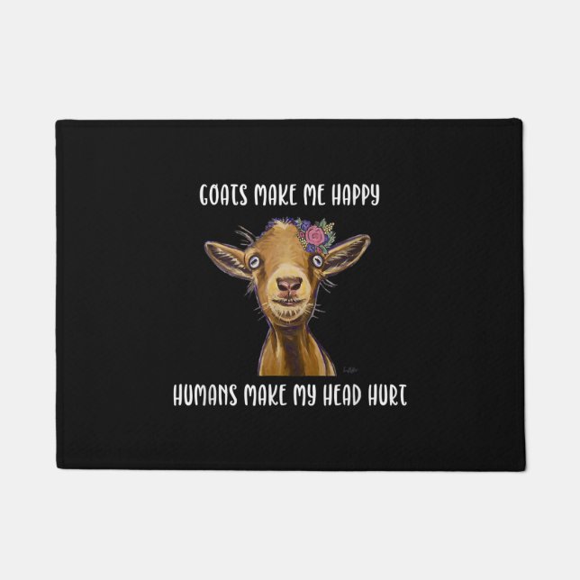 Tapete Goats me faz feliz demais (Frente)