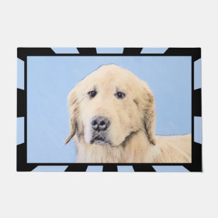 Tapete Golden Retriever Painting - Cute Original Dog Art