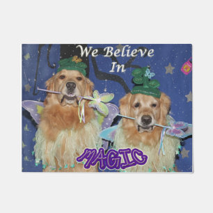 Tapete Golden retriever que nós acreditamos na mágica