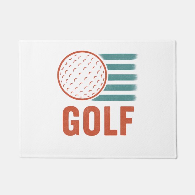 Tapete Golf Grunge Retro (Frente)